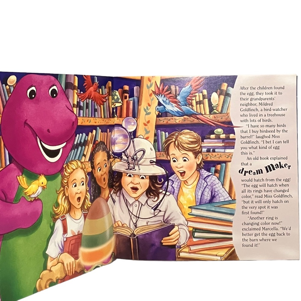 Barney's Great Adventure Paperback Book RARE - Picture 4 of 11